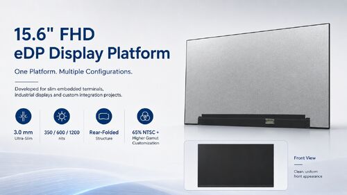 How We Solved 15.6-Inch LCD Integration: 3.0 mm Ultra-Slim Design and 350–1200 Nits
