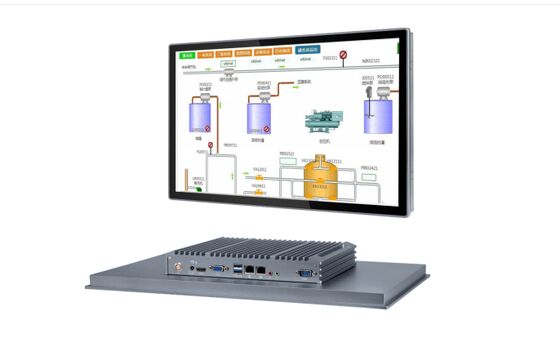 Bom preço Monitor Industrial IP65 de 21,5 polegadas / PC Painel Industrial Sem Ventoinhas on-line