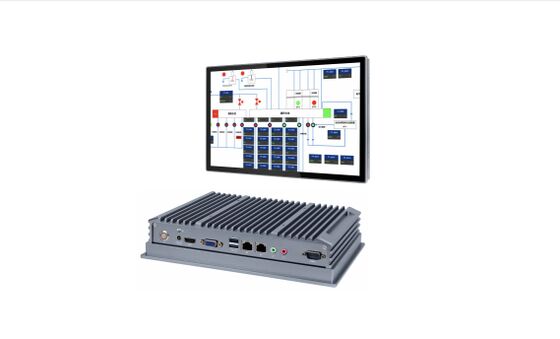 Good price 10.1 Inch Industrial Computer IP65 Fanless HMI 350 Cd/M2 Industrial Touch Panel PC online