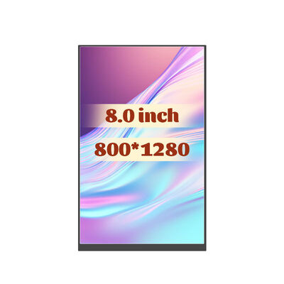 Bom preço Tela LCD TFT de 8,0 polegadas, resolução 800*1280, toque opcional, interface MIPI on-line