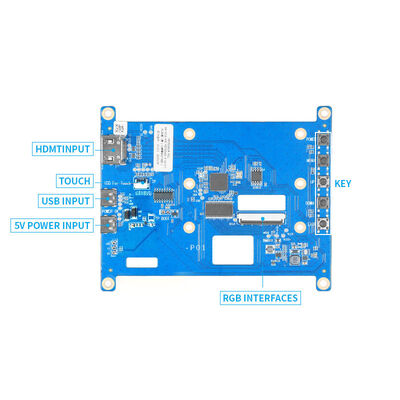 Good price 5 Inch RGB Interface LCD Driver Board With 5V DC Type C Input HDMI Signal Input online