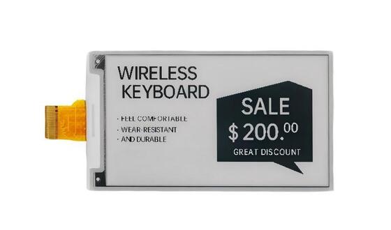 Goede prijs 24 pin zwart wit 2 kleur E papier display 3.7 inch 240×416 resolutie online
