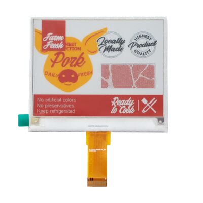 Good price 4.2 Inch E paper Display 400×300 Resolution Black White Red Yellow 4 Color E Ink Screen online