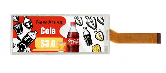 Good price 4.37 Inch E Paper Display 176×480 Resolution Black / White / Red 3 Color E Ink Screen online