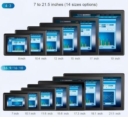 Good price 7-21.5 Inch Industrial Touch Display with Wide Temperature Range Pressure-Resistant Multi-Touch Embedded Monitor online