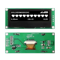 Guter Preis 2,23 Zoll 128x32 Punktmatrix-OLED-Modul mit SSD1305-Treiber Online