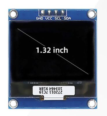 Good price 1.32 Inch 128x96 Dot Matrix OLED Module SSD1327Z COG Design I2C 4-Pin 3~5V online