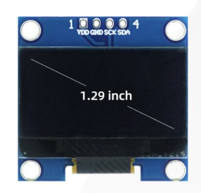Good price 1.30 Inch 128x64 Dot Matrix OLED Module GME12864 COG Design I2C 4-Pin 1.65~3.3V online