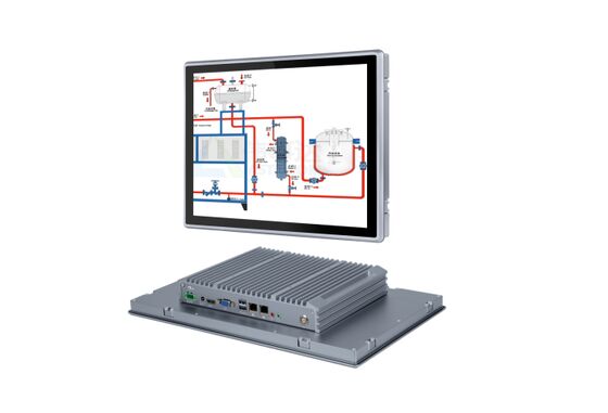 Buen precio Ordenador Industrial Fanless YZY PC150M de 15 Pulgadas IP65 con Amplio Rango de Temperatura y Panel Táctil Embebido en línea