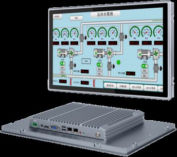 Bom preço YZY PC156M 15.6 polegadas IP65 Computador Industrial sem ventilador com ampla faixa de temperatura e PC de painel de toque incorporado on-line