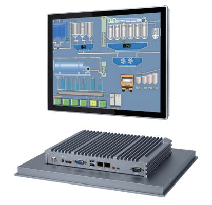 Good price YZY PC150H 15 Inch Industrial Computer with IP65 Fanless Design and 350 Cd/M2 Brightness for Industrial Monitoring online