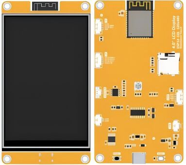 Хорошая цена 4-дюймовая плата разработки ESP32 с интеллектуальным дисплеем разрешением 320x480, оснащенная Wi-Fi, Bluetooth и резистивным сенсорным экраном онлайн