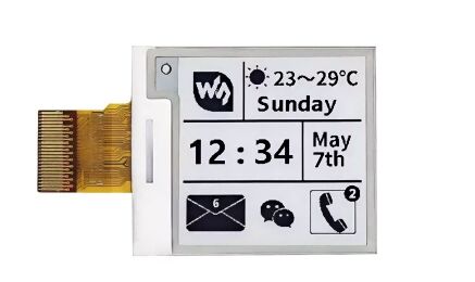 Good price YE0154S2-X1 1.54 Inch EPD Module 200×200 SPI Ultra Low Power Electronic Paper Display online