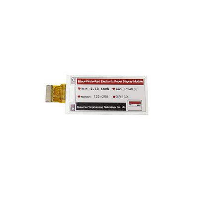 Good price YE0213S3‑X1 2.13 Inch E‑Paper Display 122×250 Black White Red EPD Module for Smart Tag & Electronic Shelf Label online