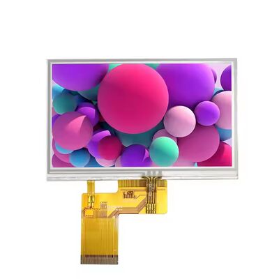Good price 4.3 Inch 800x480 Resolution TFT LCD Module with RGB 24-bit Interface and 300 cd/m² Brightness Display Panel online
