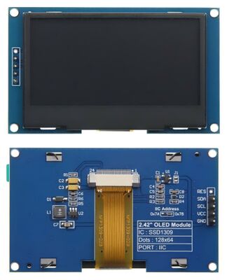 Good price YOK242MGI-Q1 2.42inch OLED Module SSD1309 Display with 128x64 Resolution SPI Interface for STM32, C51,Arduino, Raspberry Pi and MSP430  platforms online