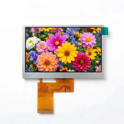 Bon prix Module LCD IPS TFT de 4,28 pouces 480x272, 600 nits, interface RGB à 40 broches, écran intégré à large angle de vision en ligne