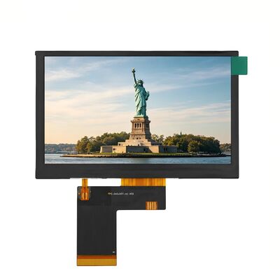 Kwaliteit 4,3 inch 480x272 IPS TFT LCD Module 1500 Nits 40 Pin TTL RGB Interface Hoge Helderheid Ingebouwd Display fabriek