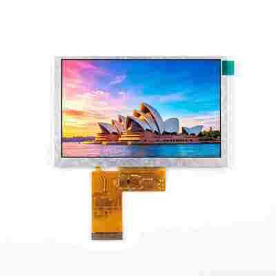 좋은 가격 YZY 5.0 인치 TFT LCD 모듈 800*480 해상도 높은 밝기 1000 Nits 및 10001 대비 비율 산업용에 적합 온라인으로