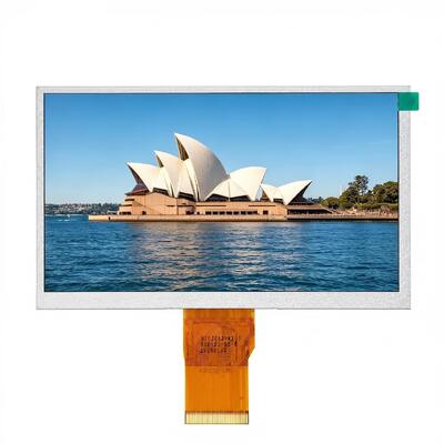 Qualität YZY 7 Zoll TFT-LCD-Modul 1024x600 RGB-Schnittstelle 500 Nits Helligkeit 800:1 Kontrastverhältnis Weitblick Industriedesplay Fabrik