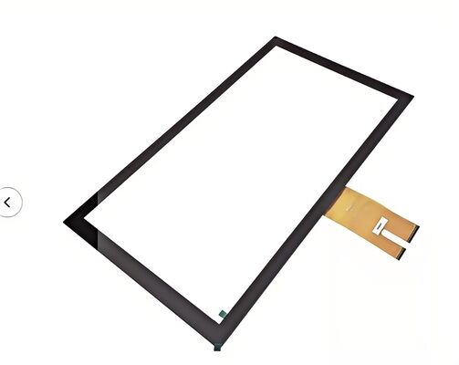 Good price Custom PCAP Capacitive Touch Glass G+G 10 Points Touch USB ILI2510 Controller 2.0mm Black Silk‑print Cover Glass For Industrial Monitor online