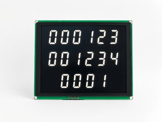 Buon prezzo Modulo di visualizzazione LCD a segmento monocromo HTN a 16 cifre con controller HT1621 5V 16 pin per contatori industriali in linea